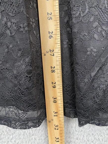 Torrid Top Womens 4X Black Lace Sleeveless Spaghetti Strap Shirt - Picture 8 of 12